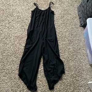 Black Jumpsuit with Pockets